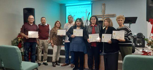 Recent graduates/Recien graduados de estudios biblicos.