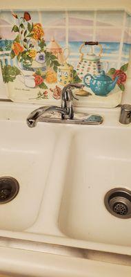 New faucet installed