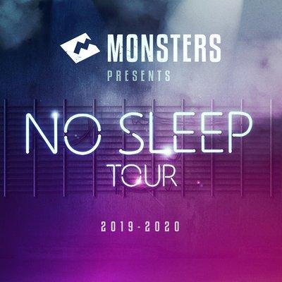 Monsters Dance Conventions No Sleep Tour 2019-2020