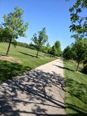 Heading toward the pavilion and playground