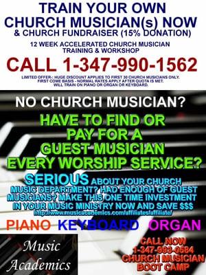 church musician boot camp