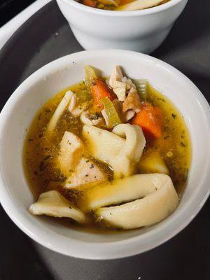 Homemade chicken noodle soup