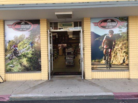 Jax Bicycle Center - Long Beach Window Graphics