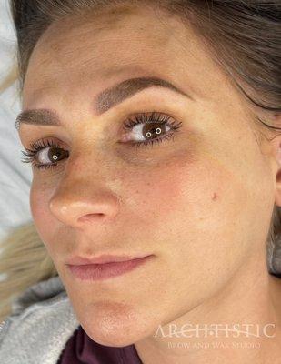 powder brows a microblading alternative that last up to 1-3 years