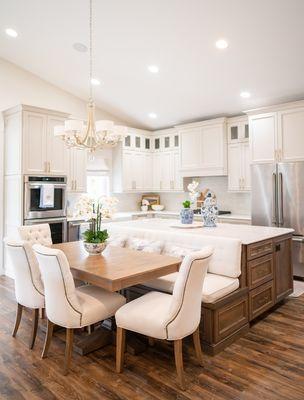 This elegant new construction Iowa home exudes timeless charm with a neutral palette, soothing accents, and thoughtful layouts.