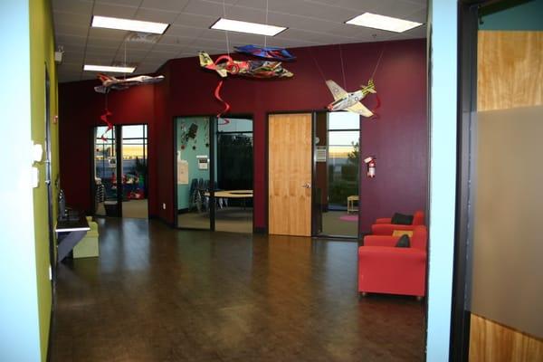 6 beautiful classrooms that overlook the Scottsdale airpark!! Fun!