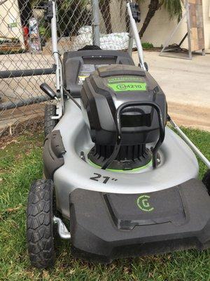 Go green with Greenworks Commercial 80v electric equipment!