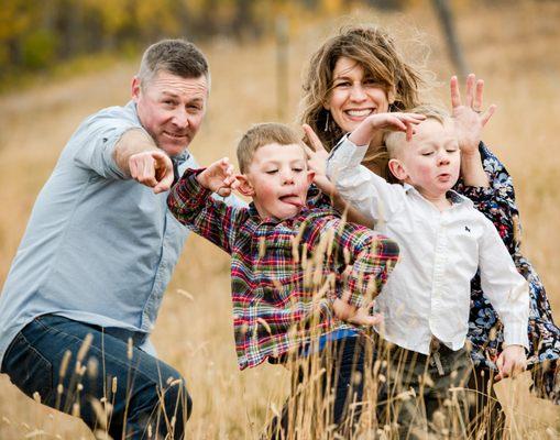 Playful Family portraits