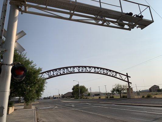 Historic Fort Stockton sign