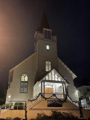 Front entrance to the Church