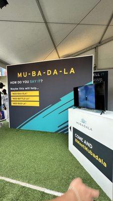 Mubadala booth