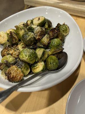 Roasted Brussels sprouts