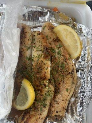 Grilled catfish