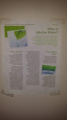 A blurb on alkaline water!