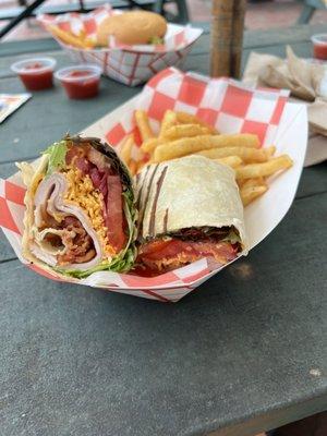 Turkey club wrap