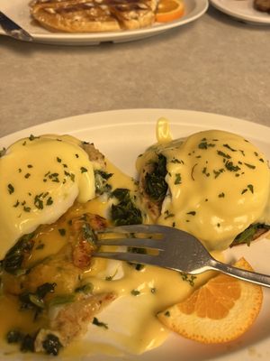 Florentine eggs benedict