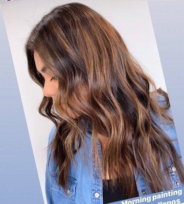 partial balayage