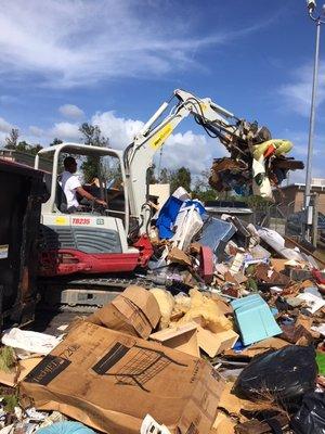 Cleaning Up After Storm Damage from Hurricane Florence