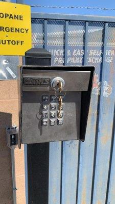 Fresh Installation for a community gate keypad