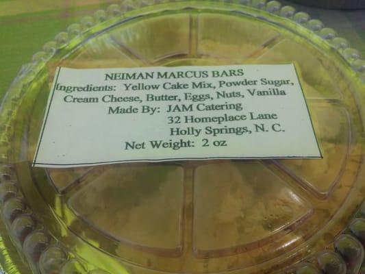 Neiman Marcus Bars by JAM Catering