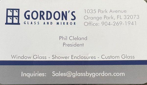 Gordon's Glass & Mirror