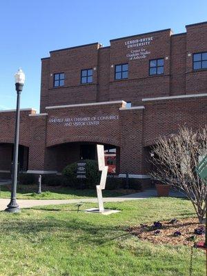 Exterior of visitors center