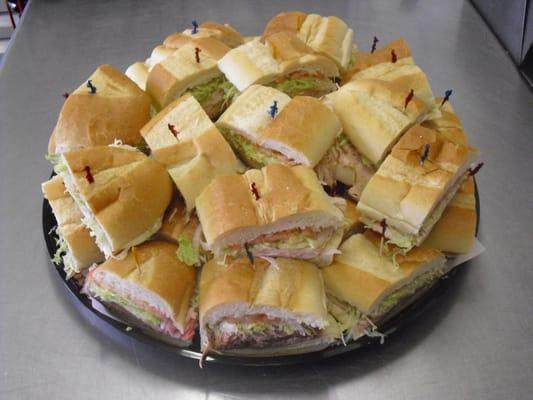 Assorted sandwich platter