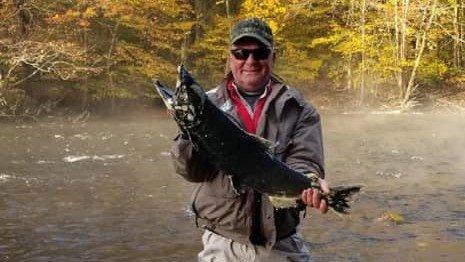 Fishing Trout at Salmon River