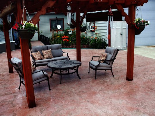 Stained Concrete Patio | West Chester, PA