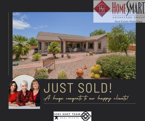 We had the pleasure of helping our Buyers find a home from out of town even with their home not under contract yet. We can help you too!