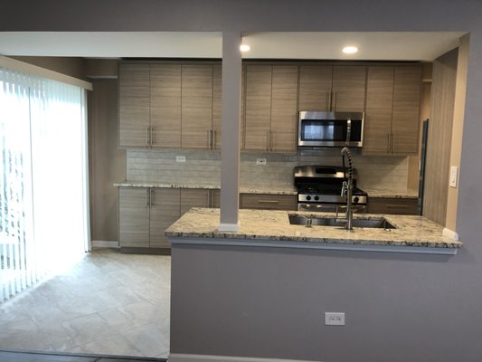 kitchen after remodel