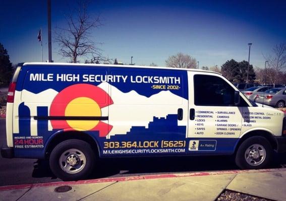 Mile High Security van