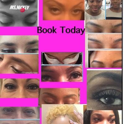 Pretty Girl 7 for your beauty needs  Lashes, Brows, Makeup Application, Spa Parties & much more.