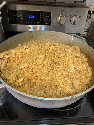 Rice with Gandules !! A Puertorican staple!