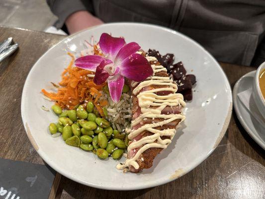 Mediterranean Poke Bowl - fresh, flavorful, filing, and fantastic even to look at! $23