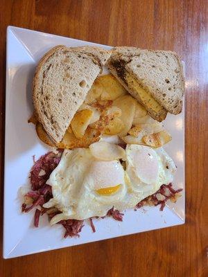 Amazing homemade corned beef hash!