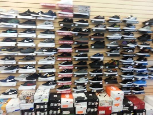 Tons of shoes like DC, Nike SB, Circa, Etnies, Vox and more