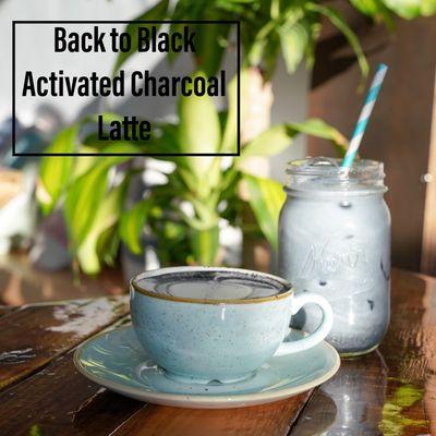 Try our Activated charcoal latte, it's delicious.