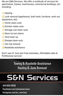 Our services!