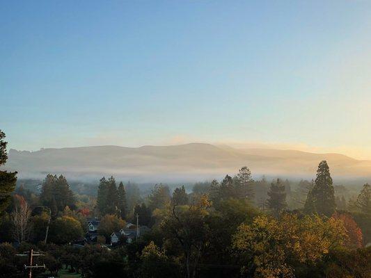 Moraga views from the country club