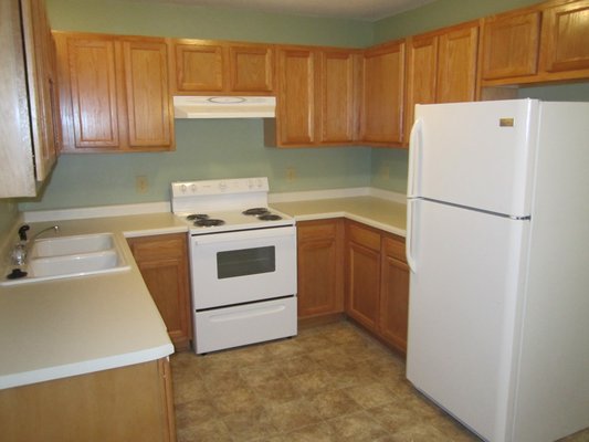 This apartment was gutted by a fire. We restored the bathroom and kitchen.