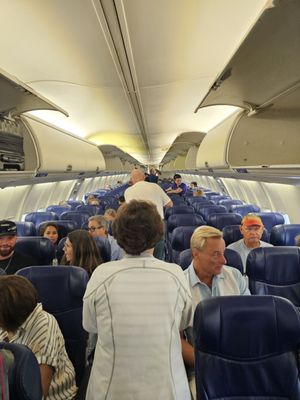 Inside of the plane