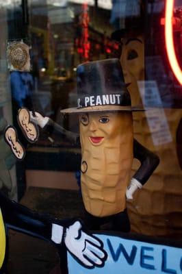 Mr. Peanut has been tapping on the window for over 50 years.