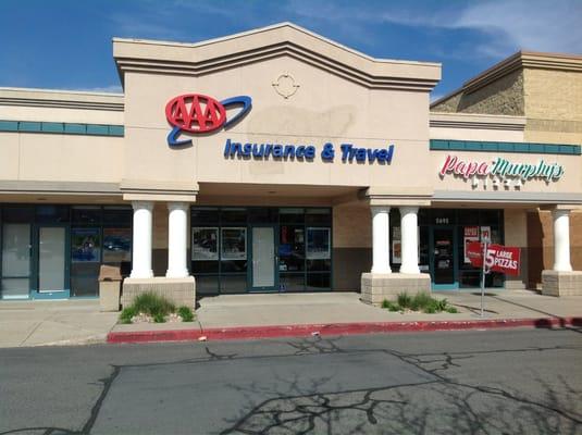 Front of AAA in South Ogden, Utah