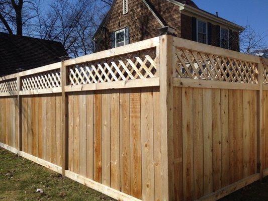 Cedar with Lattice