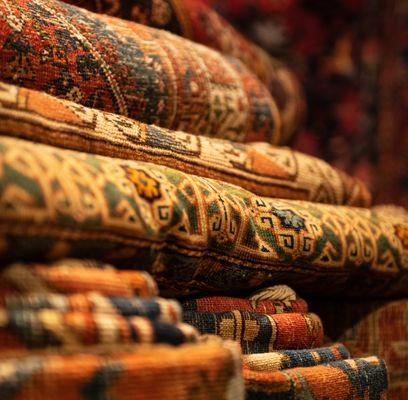 The Nahigian Brothers Collection of Antique rugs.