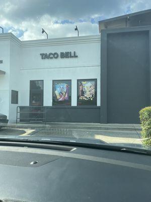 Taco Bell inside same building