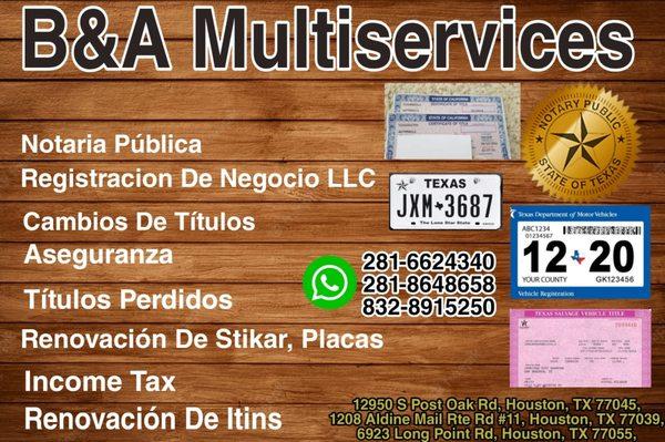 B & A Multiservices