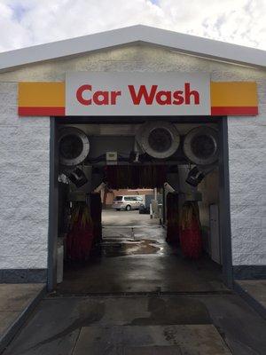 Car wash exit