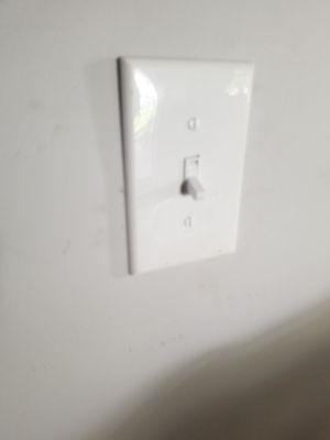 He installed a new switch for our living room.